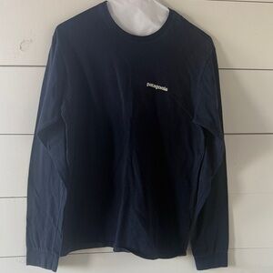 Patagonia Men's Dark Blue Long Sleeve Tee